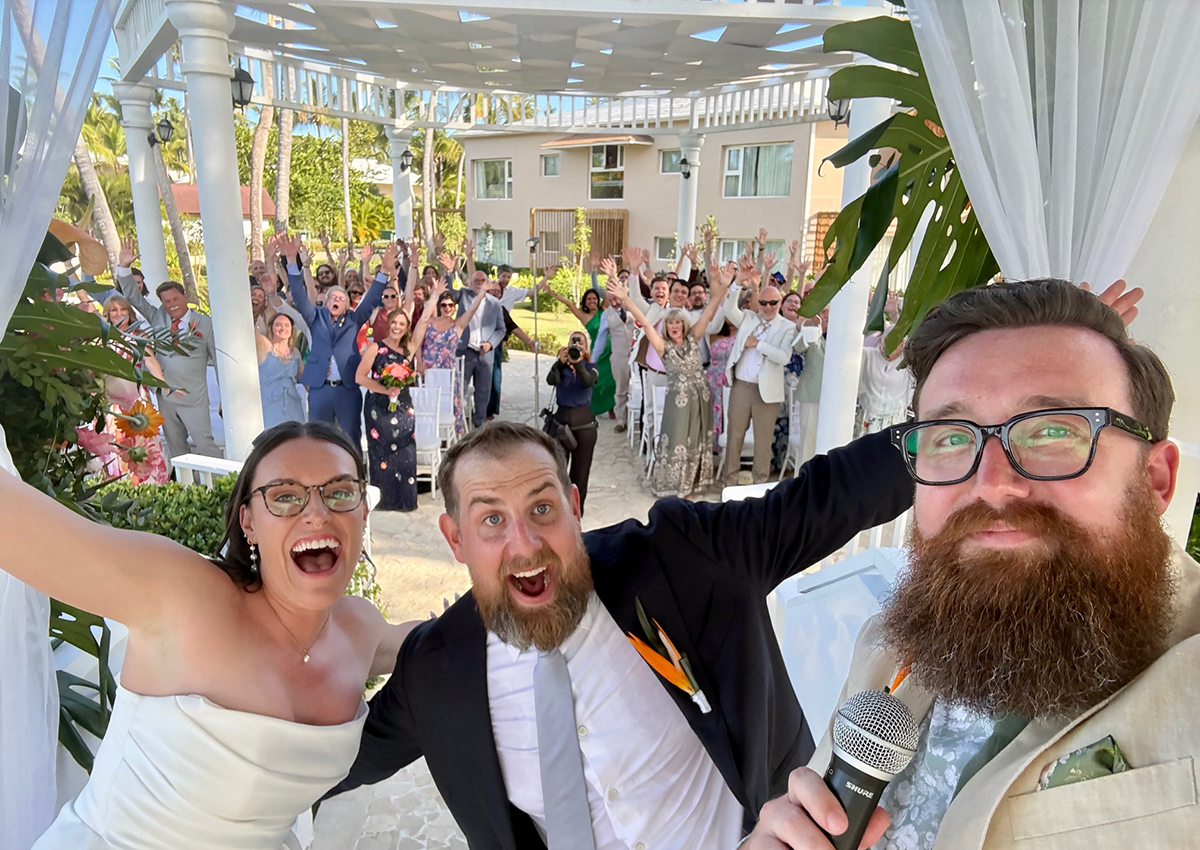 Cancun vs Riviera Maya destination wedding comparison with beach gazebo and tropical coastline